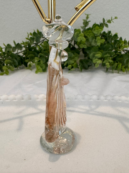 Miniatura Nossa Senhora Aparecida em Murano – 8 cm