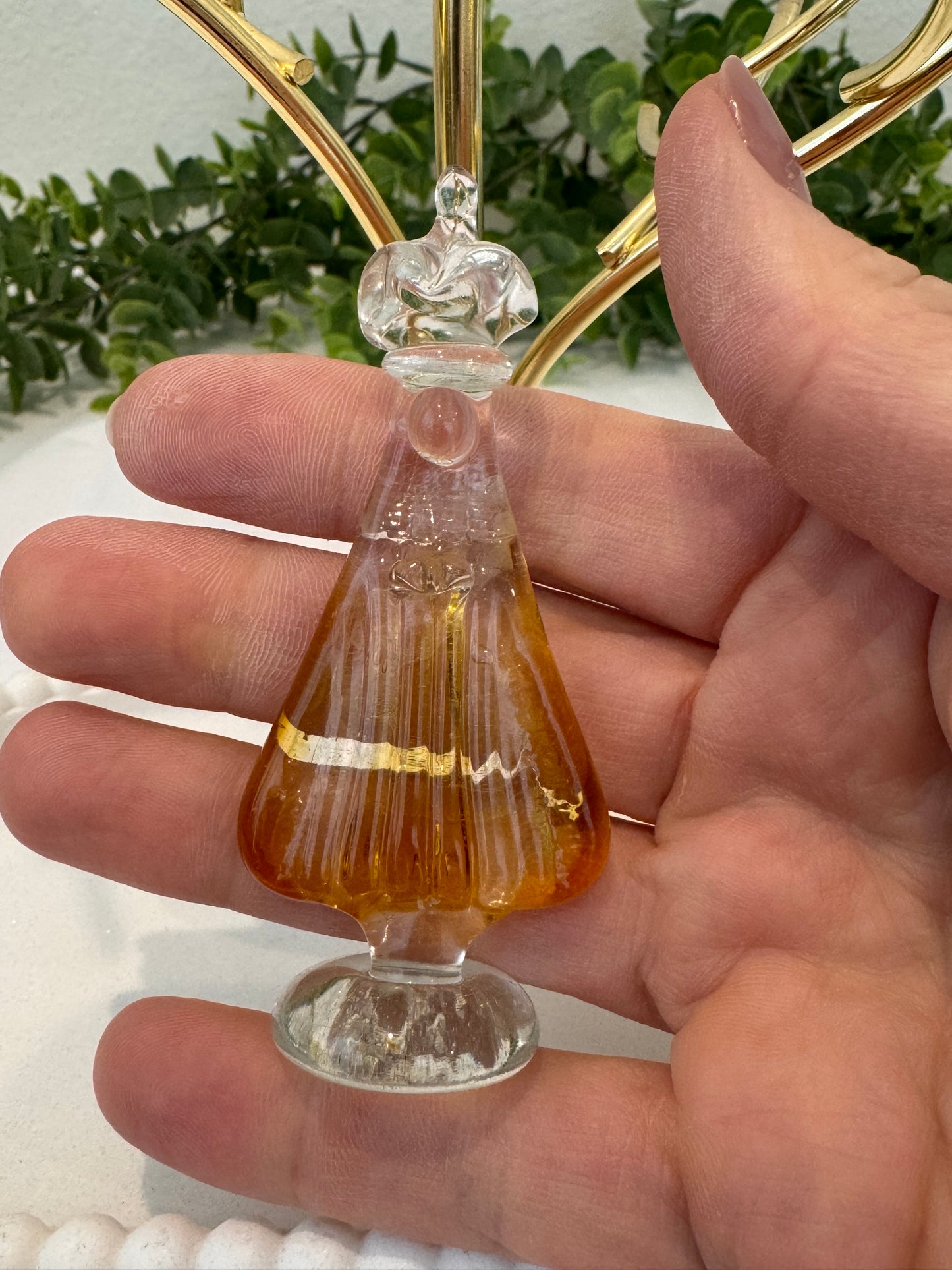 Miniatura Nossa Senhora Aparecida em Murano – 8 cm