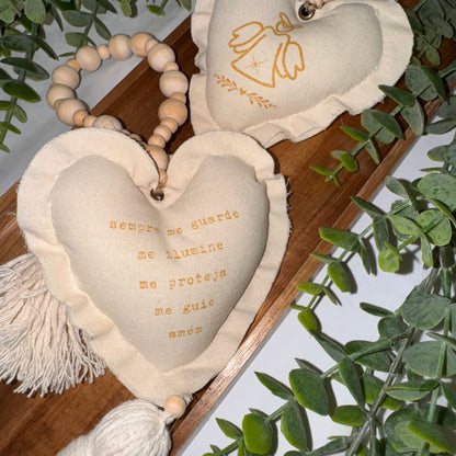 Pingente Coração Boho Artesanal