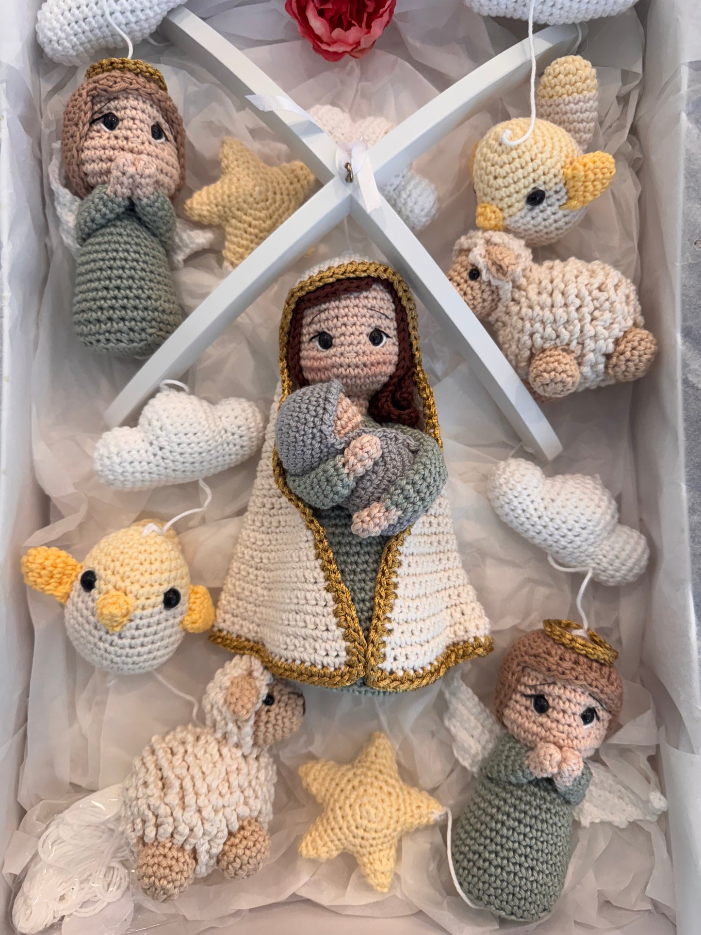 Mobile de Amigurumi Artesanal