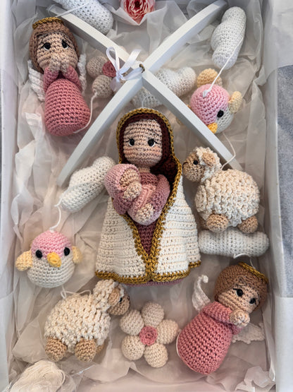 Mobile de Amigurumi Artesanal