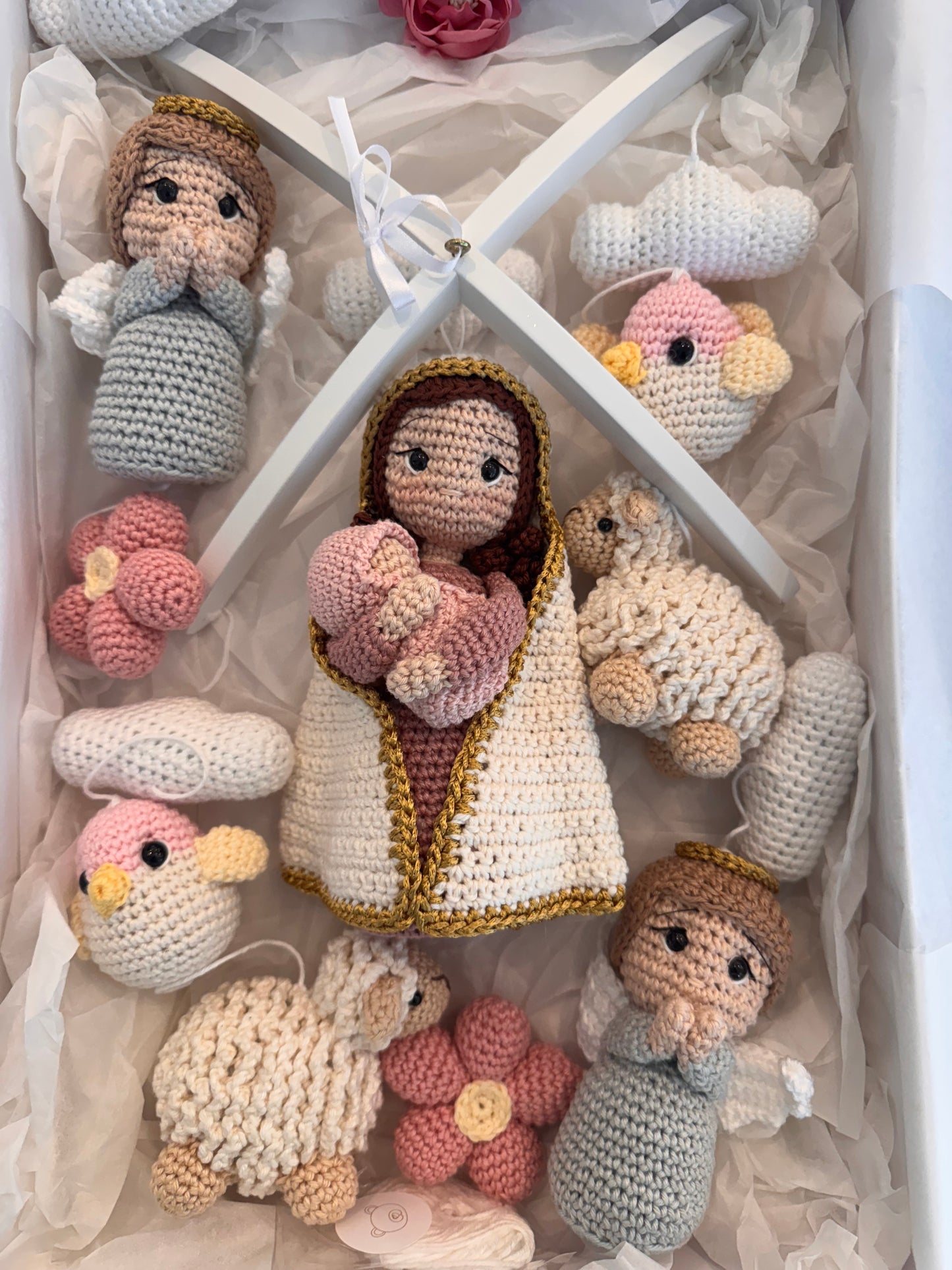 Mobile de Amigurumi Artesanal