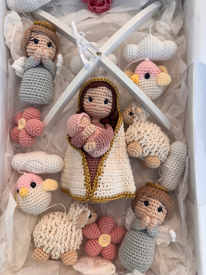 Mobile de Amigurumi Artesanal