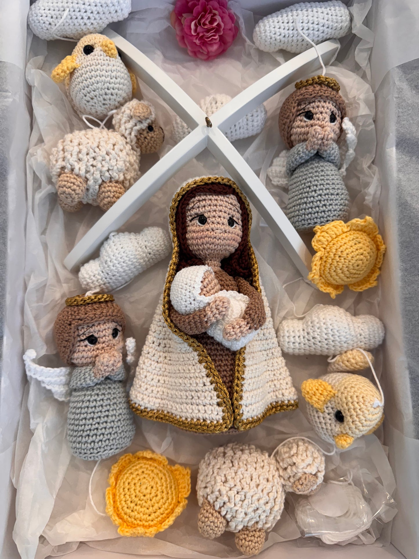 Mobile de Amigurumi Artesanal