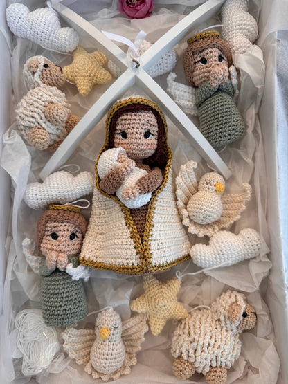 Mobile de Amigurumi Artesanal