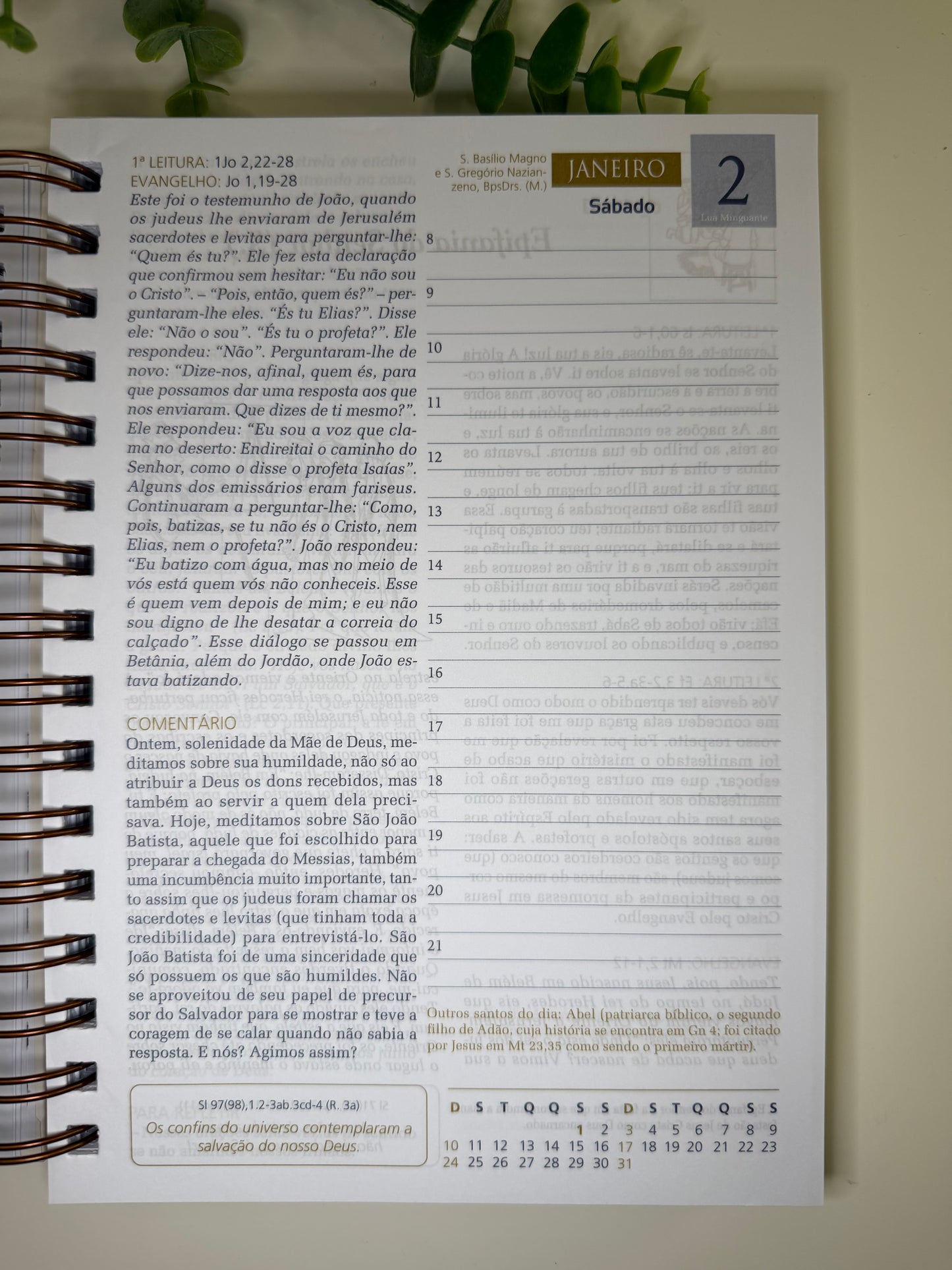 Diário Bíblico 2027 – Bendita és Tu - Capa Dura Wire-o