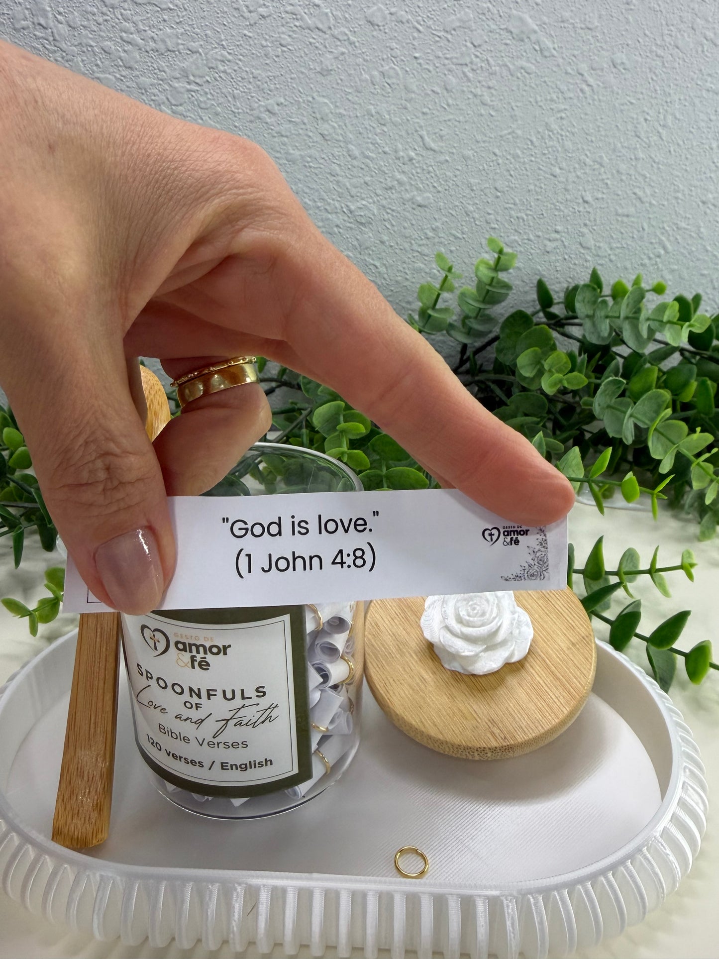Spoonfuls of Love & Faith – 120 Bible Verses (Colheradas de Amor e Fé - Versículos Bíblicos - Inglês)