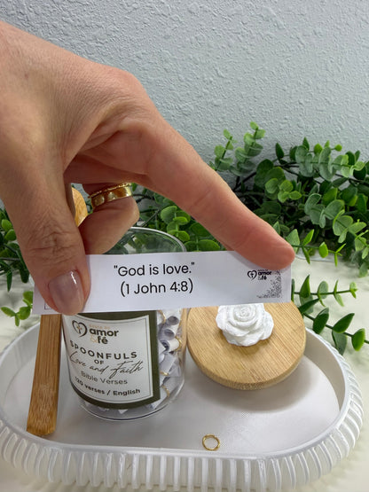 Spoonfuls of Love & Faith – 120 Bible Verses (Colheradas de Amor e Fé - Versículos Bíblicos - Inglês)