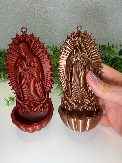 Pia de Água Benta Nossa Senhora de Guadalupe – Impressão 3D em PLA