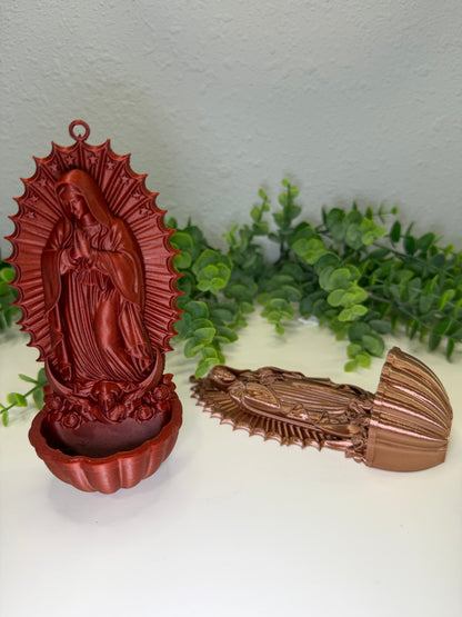 Pia de Água Benta Nossa Senhora de Guadalupe – Impressão 3D em PLA