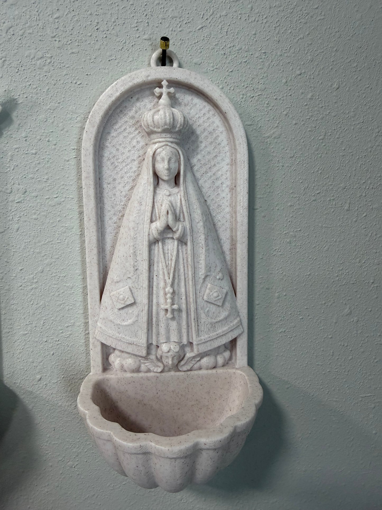 Pia de Água Benta – Nossa Senhora Aparecida | Impressão 3D em PLA