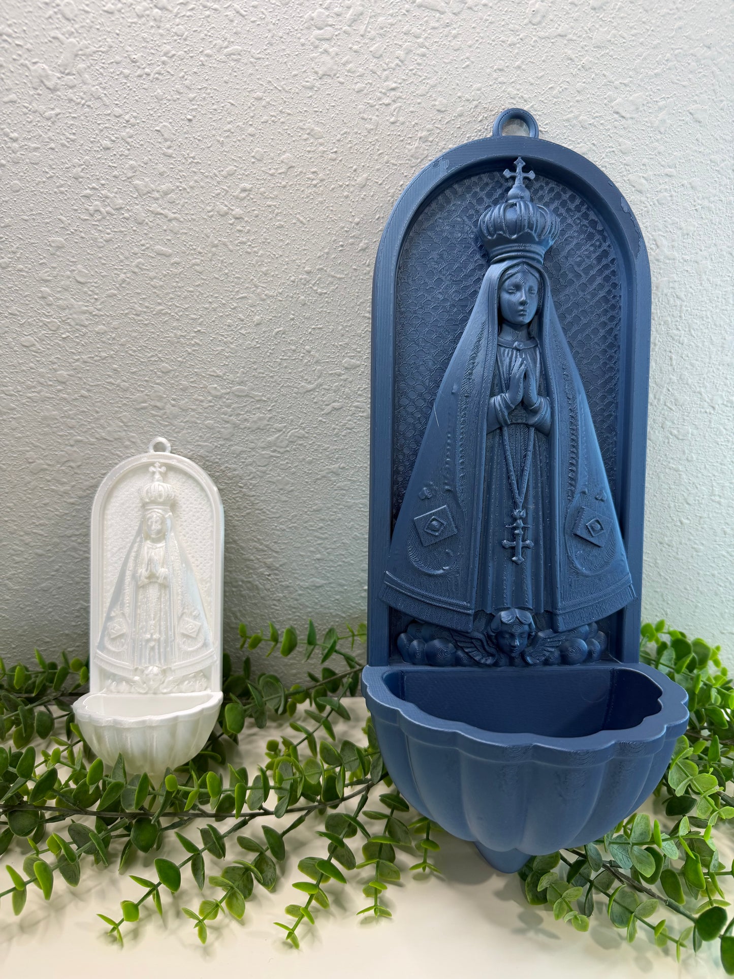Pia de Água Benta – Nossa Senhora Aparecida | Impressão 3D em PLA