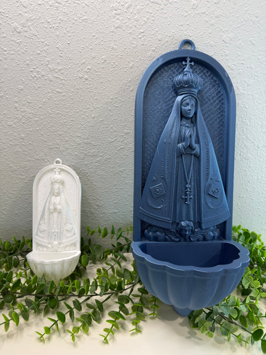 Pia de Água Benta – Nossa Senhora Aparecida | Impressão 3D em PLA