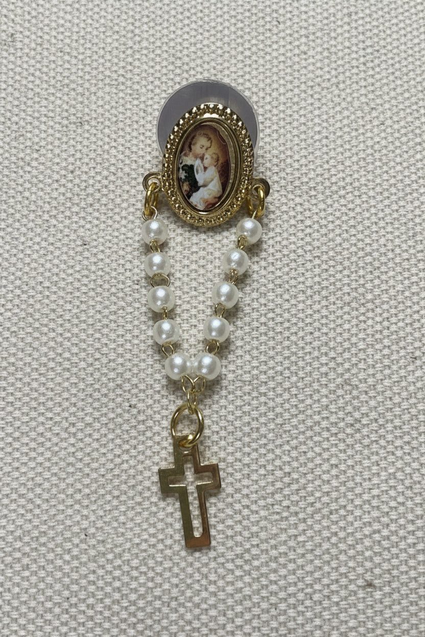 Broche Religioso com Dezena