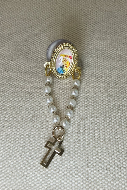 Broche Religioso com Dezena