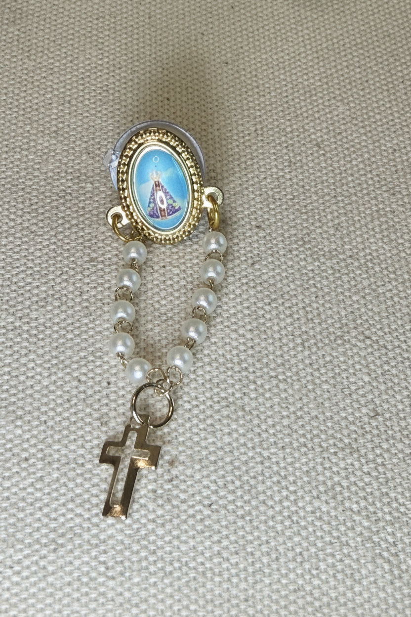 Broche Religioso com Dezena