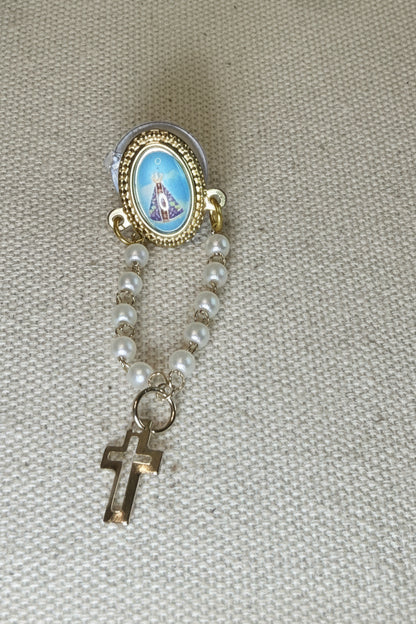 Broche Religioso com Dezena