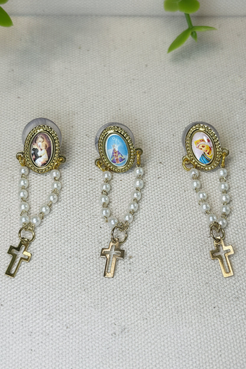 Broche Religioso com Dezena