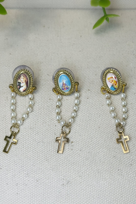 Broche Religioso com Dezena