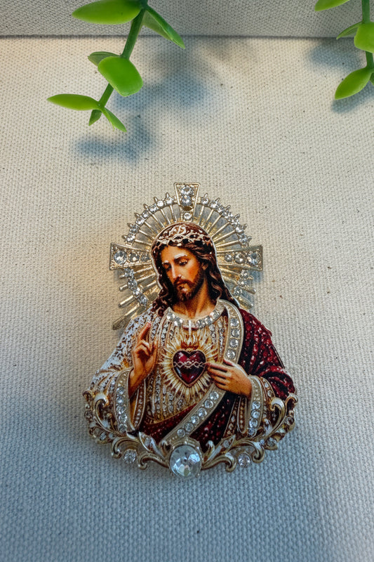 Broche Sagrado Coração de Jesus