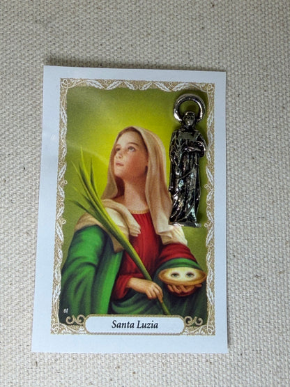 Santinhos de Carteira em Metal – Coleção de Santos | Disponível Individualmente
