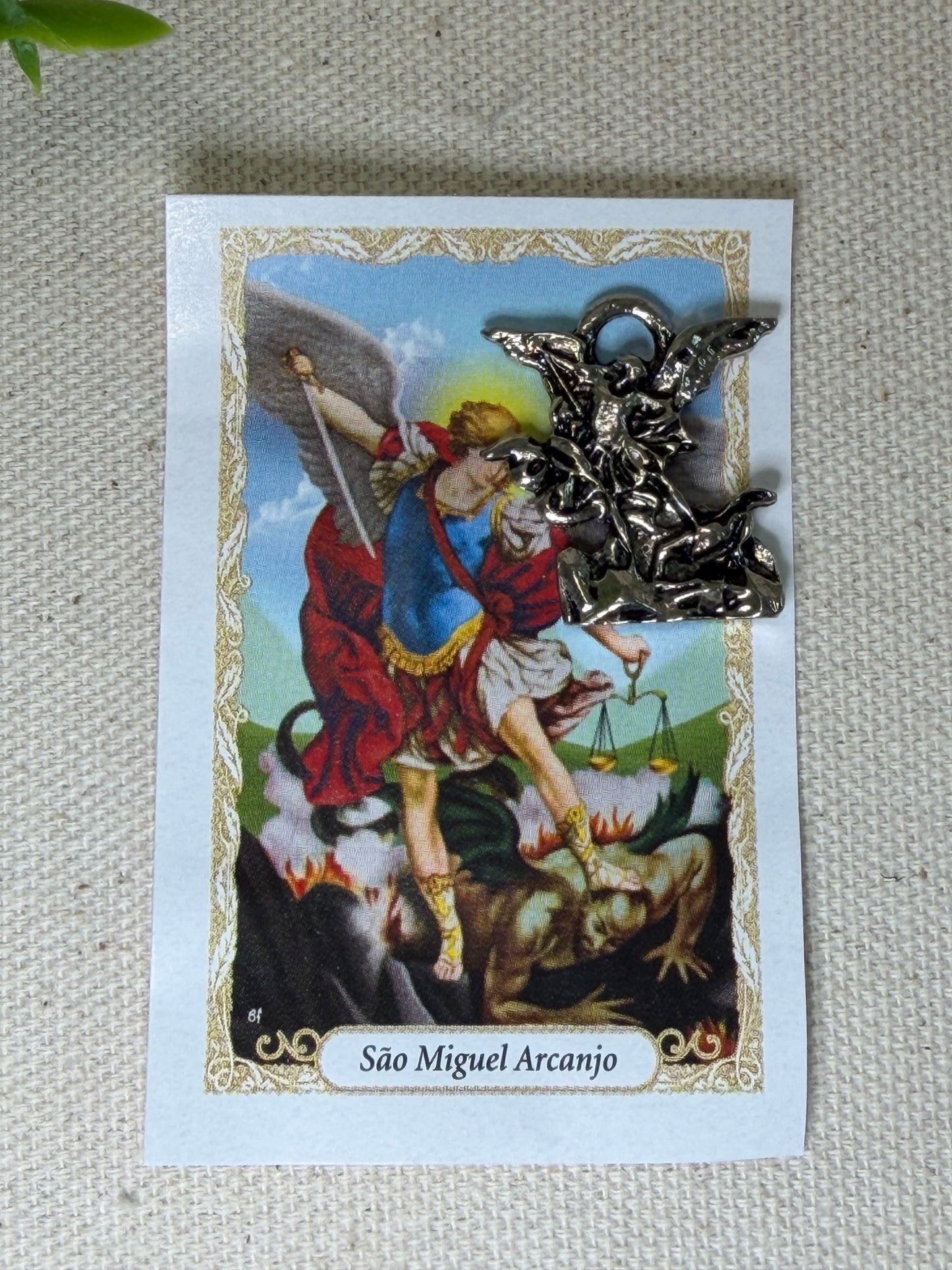 Santinhos de Carteira em Metal – Coleção de Santos | Disponível Individualmente