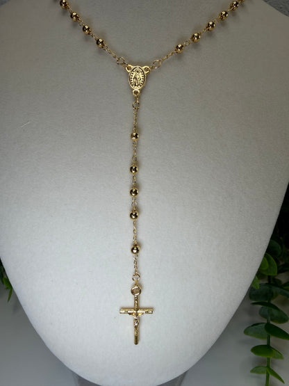 Terço de Pescoço em Metal com Fecho – Medalha Milagrosa