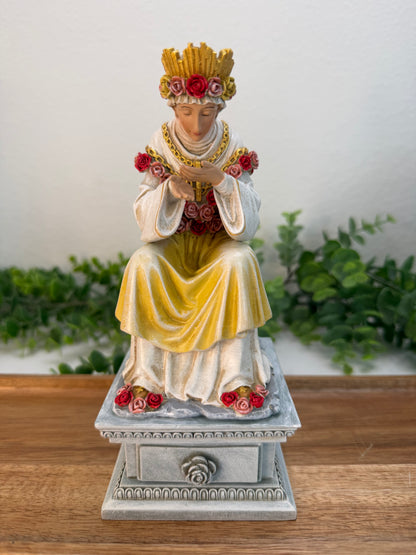Nuestra Señora de La Salette Sentada — 7" con Cajón