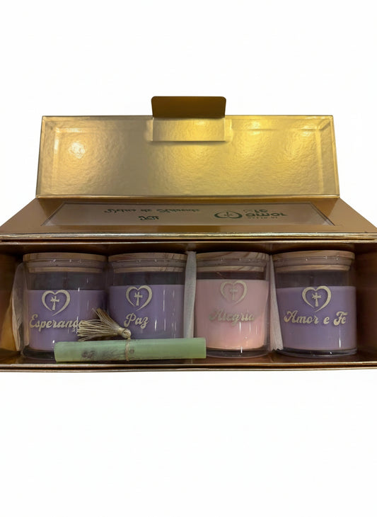 Kit de Velas do Advento – Gesto de Amor e Fé | Edição Exclusiva