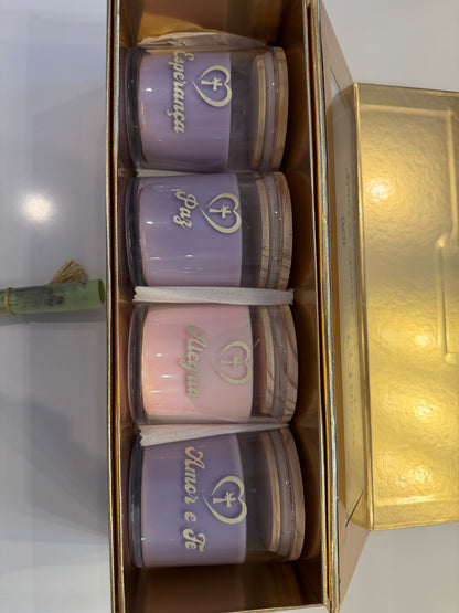Kit de Velas do Advento – Gesto de Amor e Fé | Edição Exclusiva