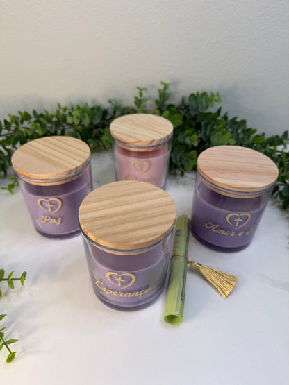 Kit de Velas do Advento – Gesto de Amor e Fé | Edição Exclusiva