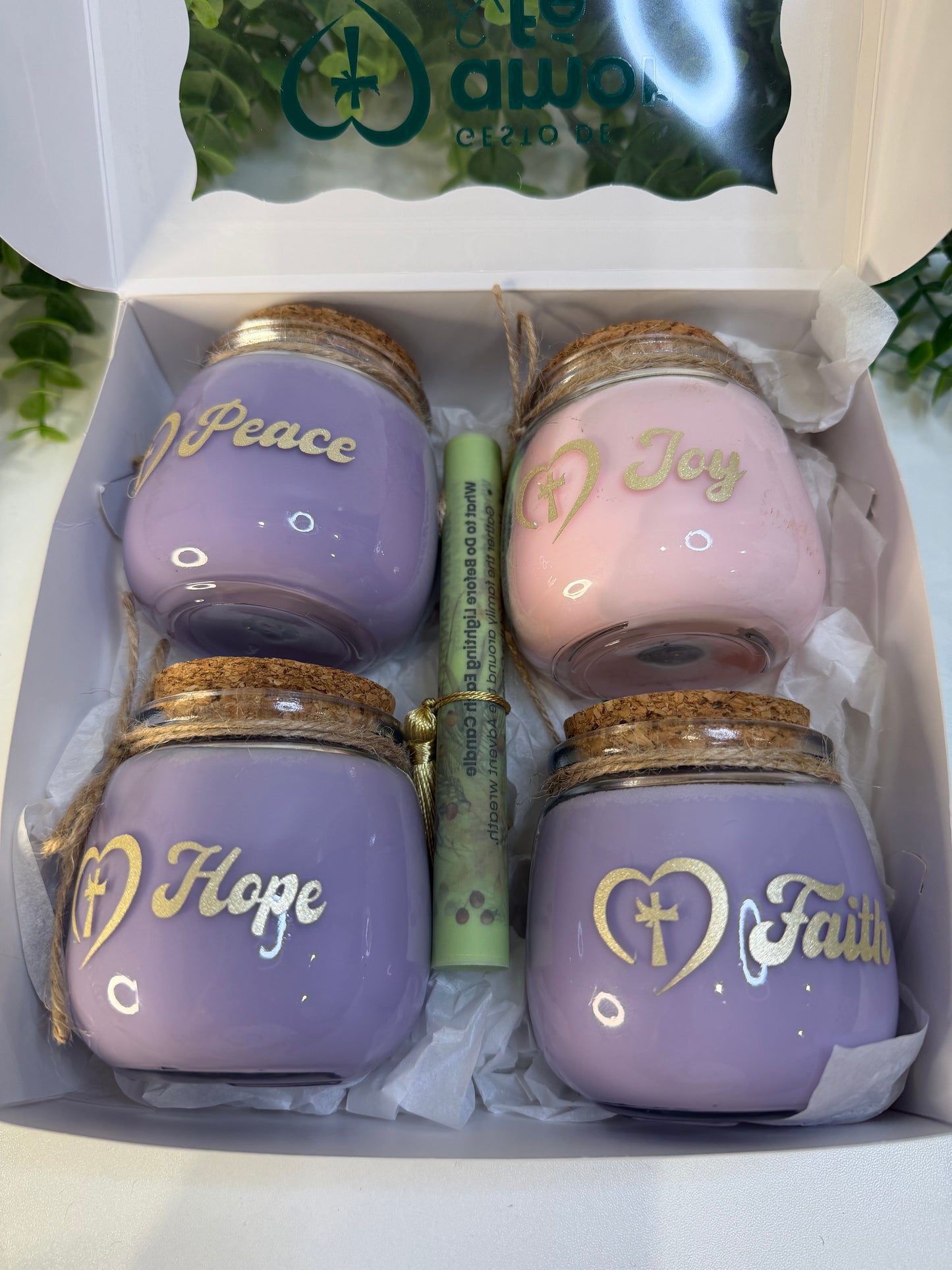 Kit de Velas do Advento – Gesto de Amor e Fé | Edição Exclusiva