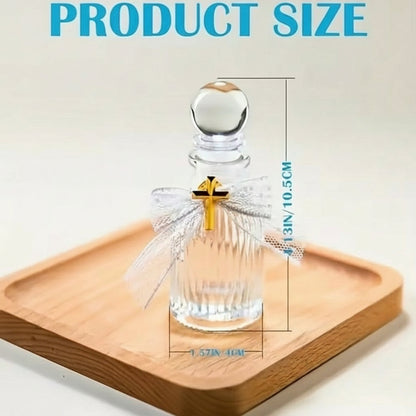 Mini Garrafinha de Água Benta com Cruz Dourada