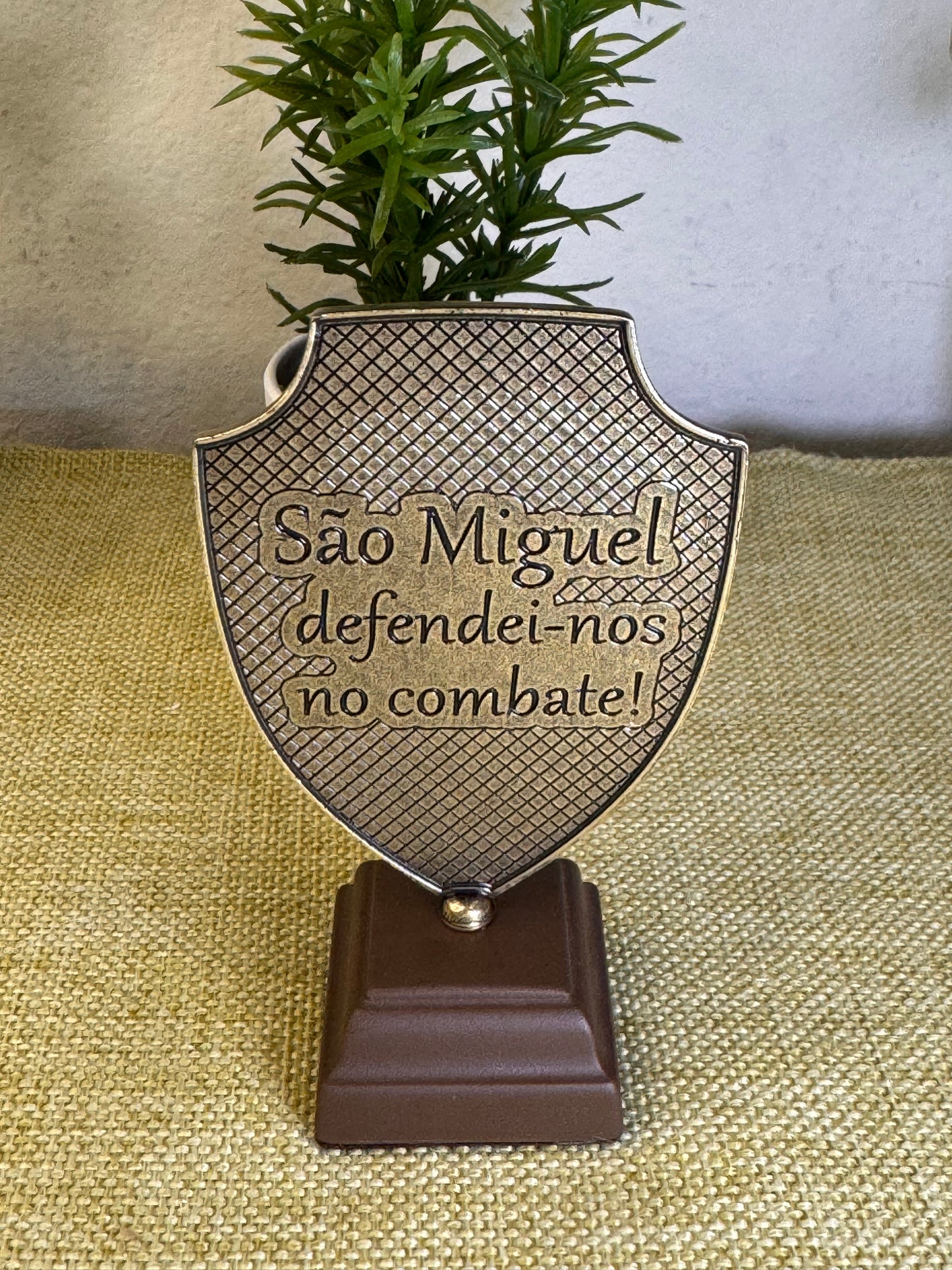 Adorno de São Miguel Arcanjo com Oração