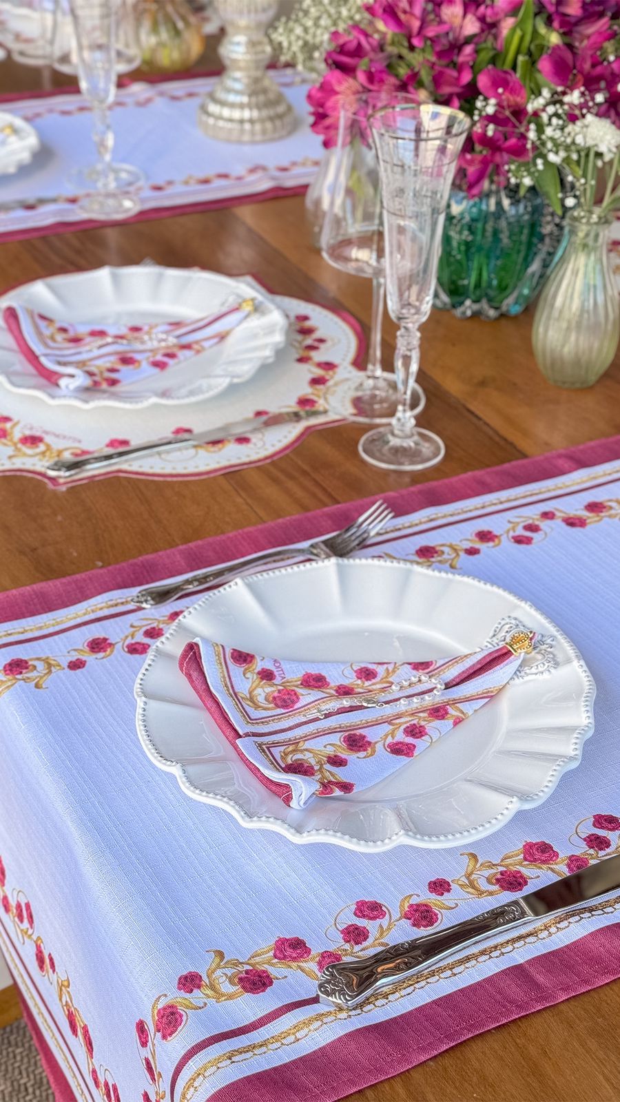 Placemat and Napkin - Religious Theme - 4 places