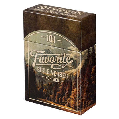 Caixa de Bênçãos – 101 Versículos Bíblicos para Fortalecer a Fé dos Homens (Inglês)