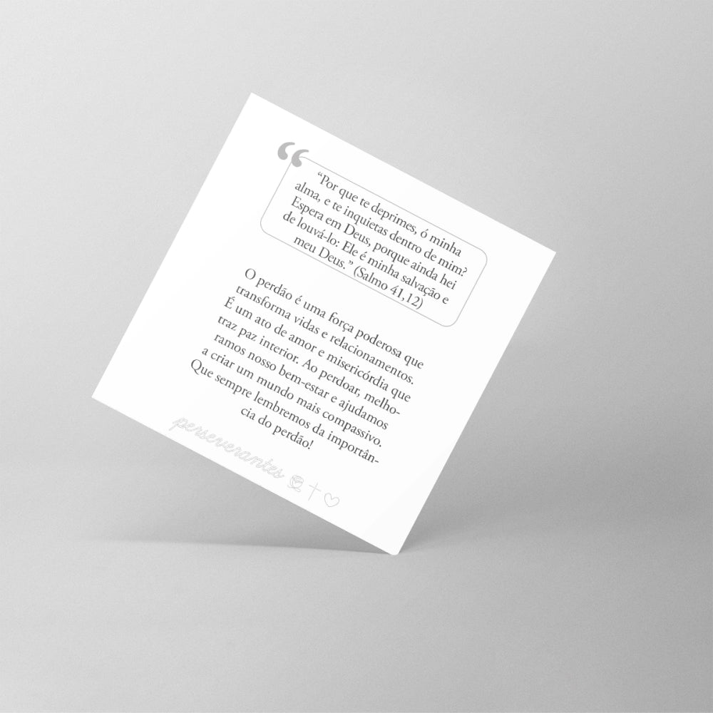 Caixinha de Mensagens Perseverantes