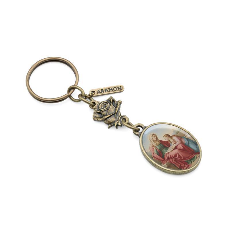 Chaveiro Santas Mães – Medalha Oval