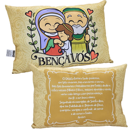 Almofada Bença Avós – Santa Ana e São Joaquim