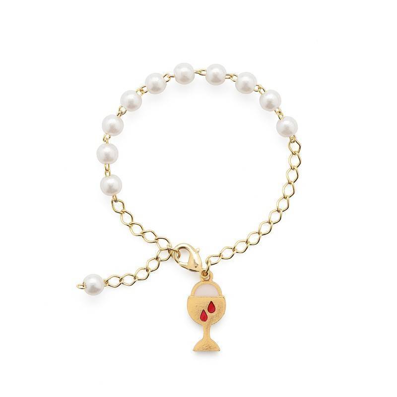 Pulseira Dezena Pérola – Primeira Eucaristia