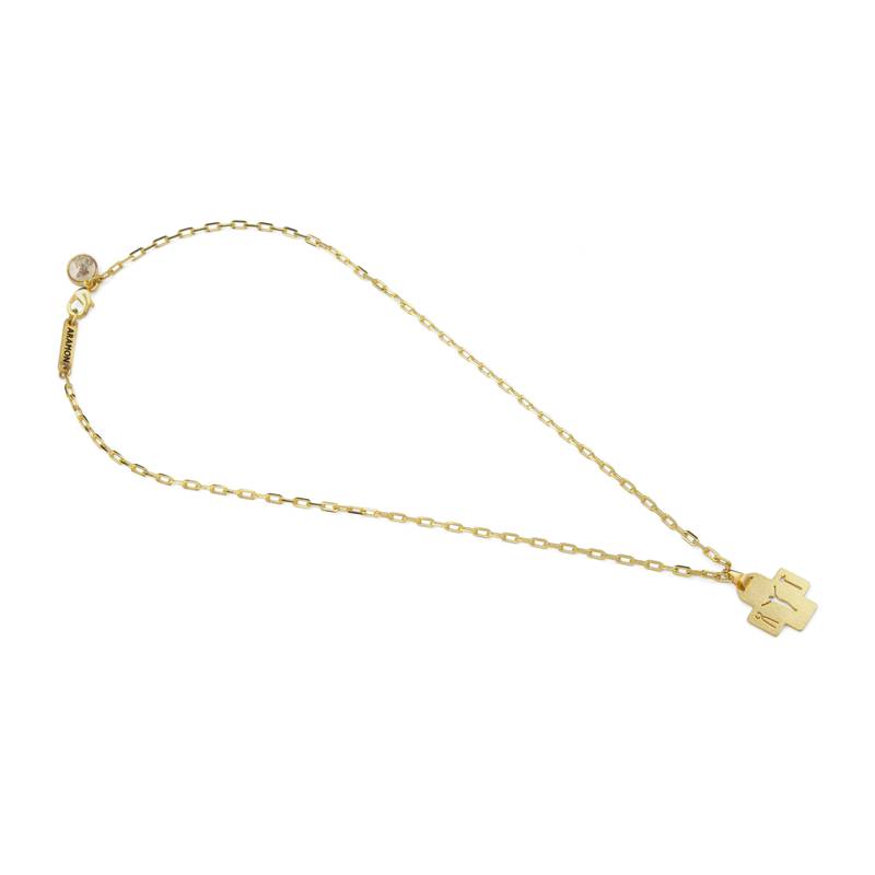 Colar Cruz Saletina – Corrente Dourada Nossa Senhora de La Salette