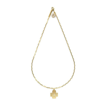 Colar Cruz Saletina – Corrente Dourada Nossa Senhora de La Salette