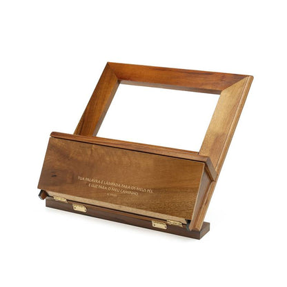 Porta Bíblia  “Tua Palavra é Lâmpada” - com Gaveta