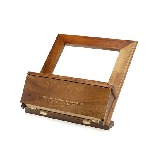 Porta Bíblia  “Tua Palavra é Lâmpada” - com Gaveta