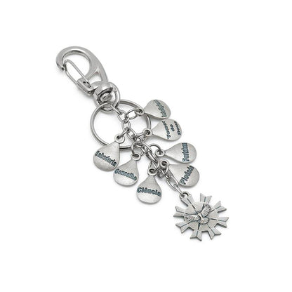 Chaveiro 7 Dons do Espírito Santo com Raios