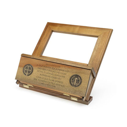 Porta Biblia de São Bento - Com Gaveta