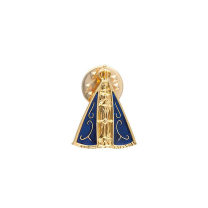 Bóton Nossa Senhora Aparecida – Dourado e Azul