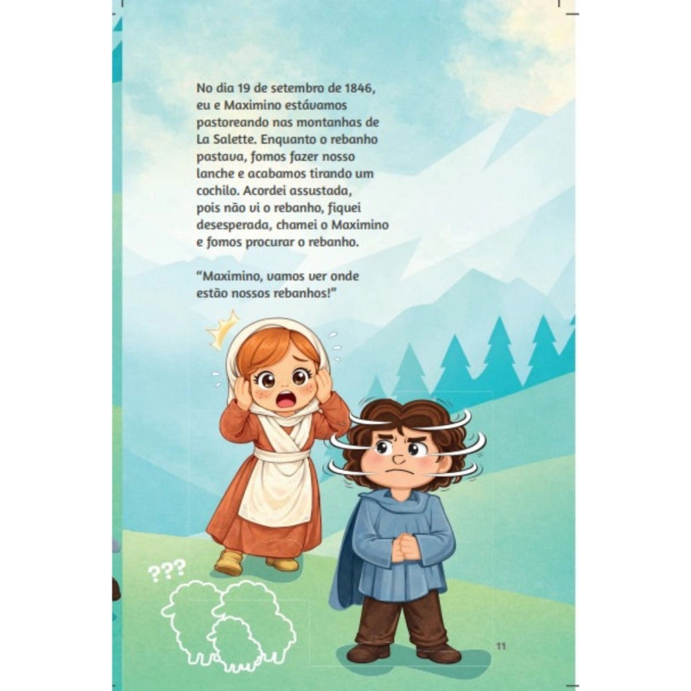 Livro Infantil Melânia – A Pastora de La Salette