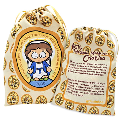 Kit Medalha Milagrosa Criativa