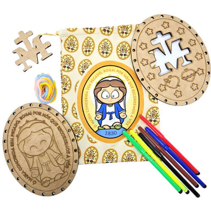 Kit Medalha Milagrosa Criativa